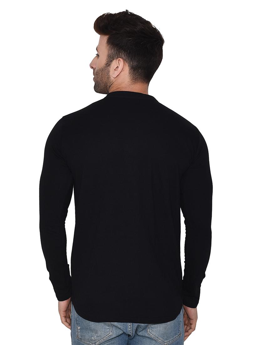 black cotton blend casual shirt - 20331905 - Standard Image - 2
