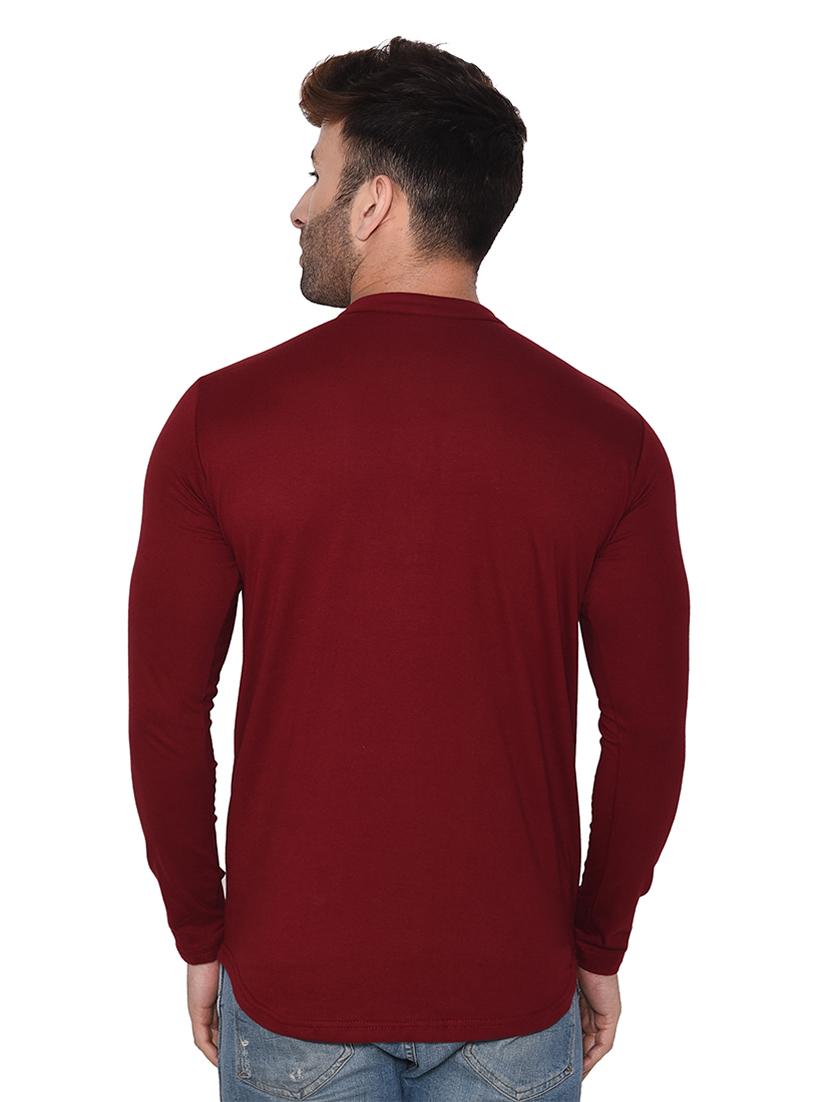 men mandarin neck solid casual shirt - 20331927 - Standard Image - 2