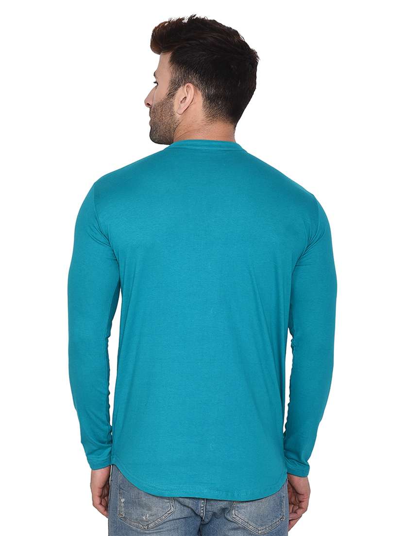 men mandarin neck solid casual shirt - 20331932 -  Standard Image - 2