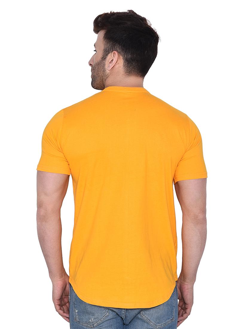 mandarin collar short sleeves solid casual shirt - 20331960 - Standard Image - 2