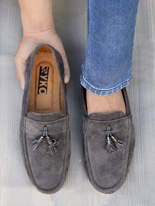 men slip on tassle detailing loafers - 20333425 -  Standard Image - 0
