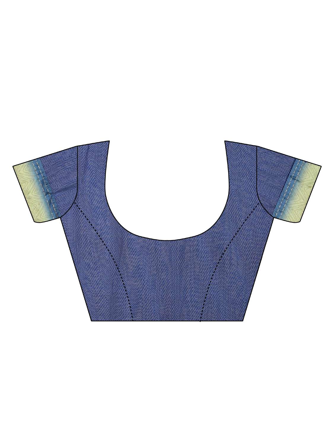 women's printed green colored saree with blouse - 20334489 -  Standard Image - 2