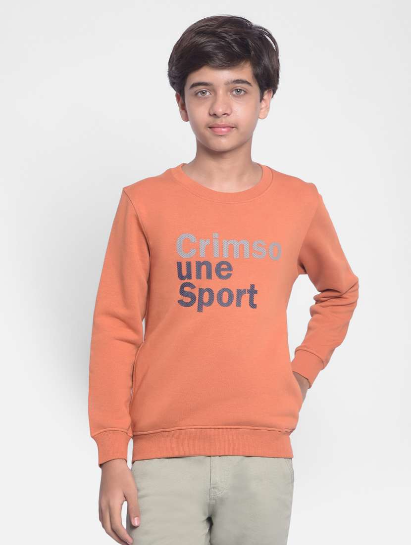 boys typography sweatshirt