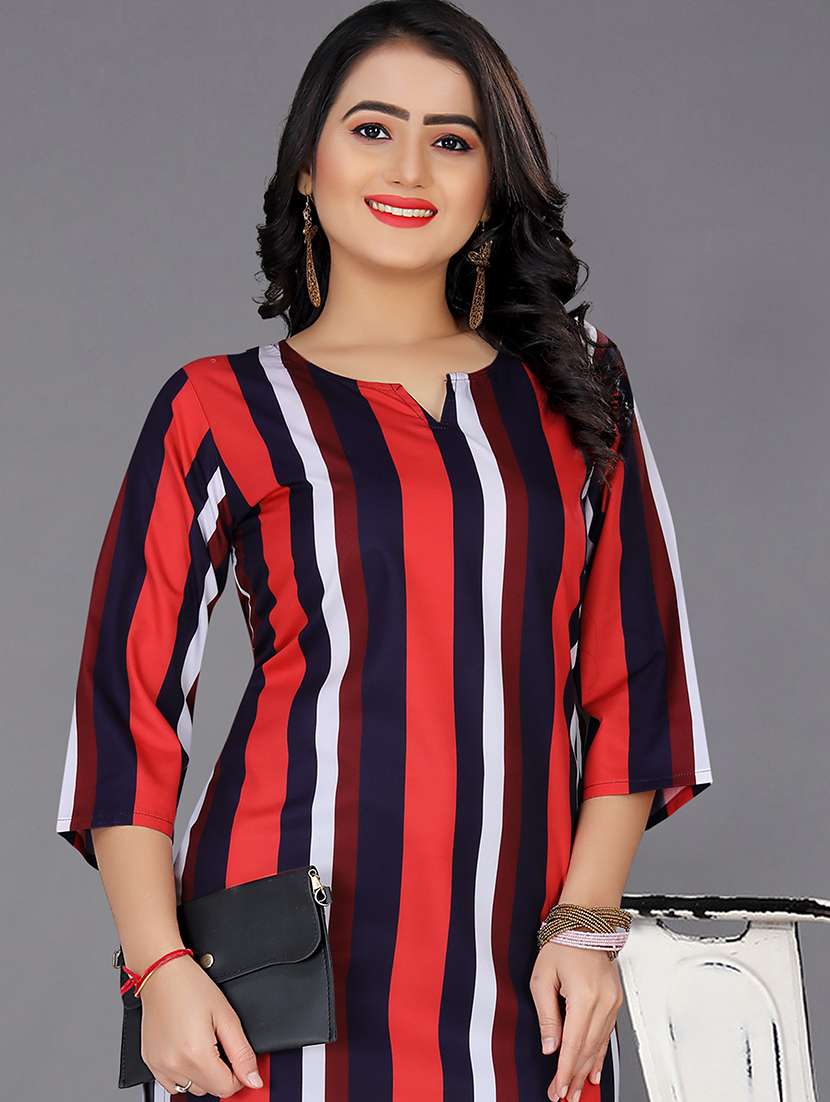 multi colored straight kurta - 20335723 - Standard Image - 2