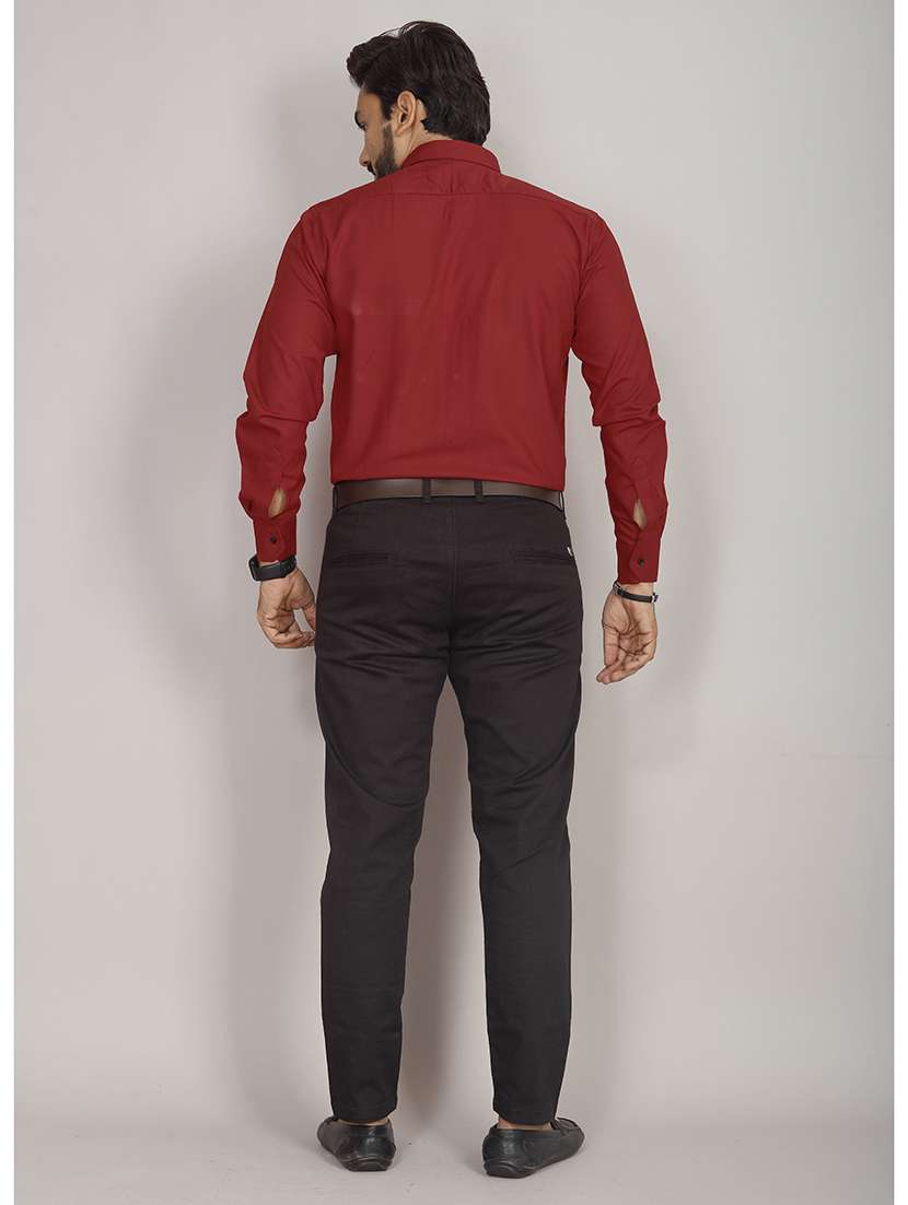 men solid long sleeve casual shirt - 20335837 -  Standard Image - 2