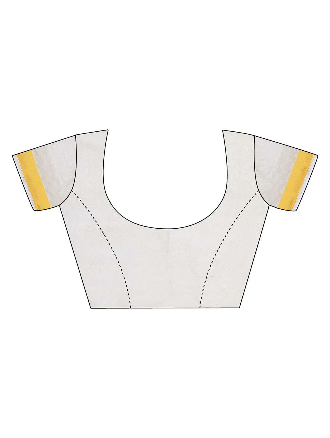 women's bordered royal blue colored saree with blouse - 20335990 -  Standard Image - 2