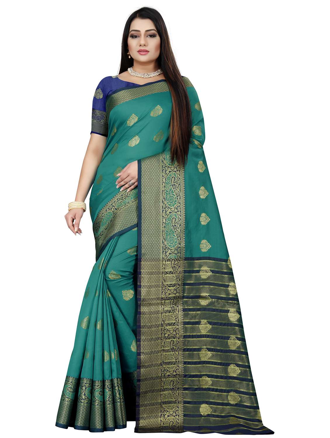 women's banarasi saree with blouse