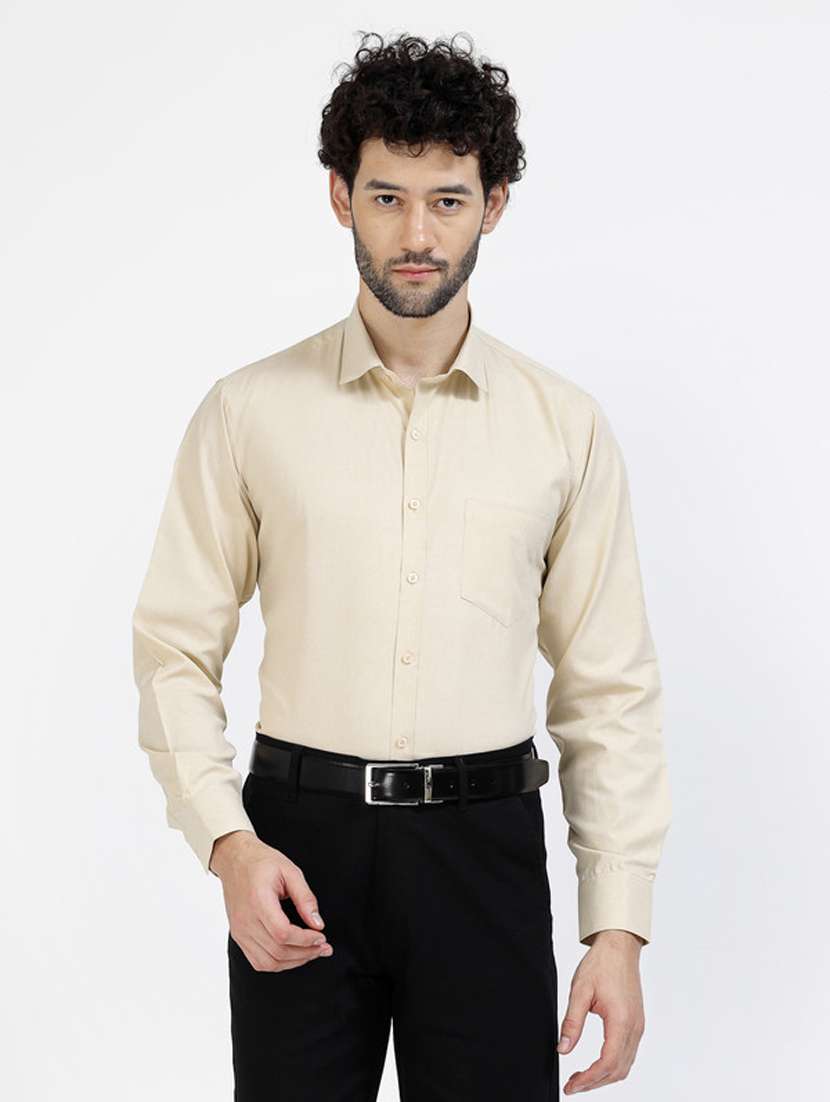 mens solids formal shirt