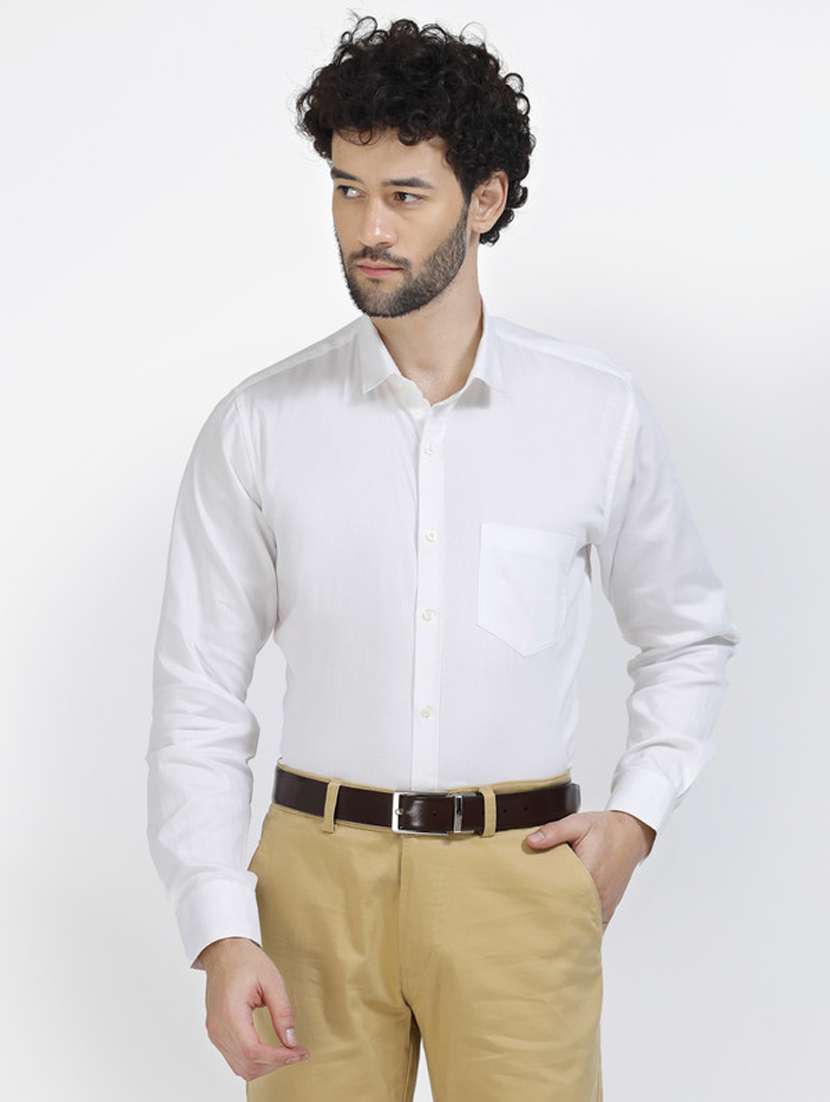 mens solids formal shirt