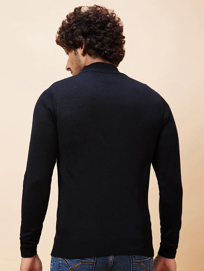 men black acrylic pullover - 20344461 - Standard Image - 2