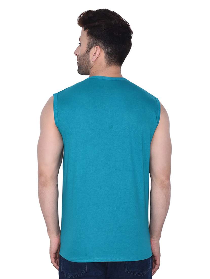 men logo print sleeveless t-shirt - 20345096 - Standard Image - 2