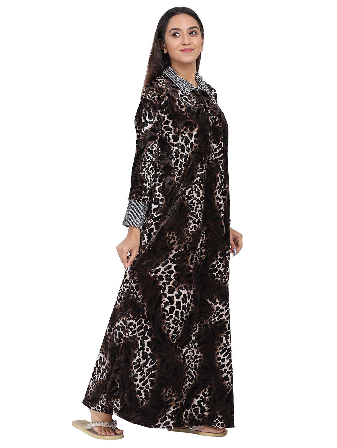 brown animal print nighty - 20345384 -  Standard Image - 2