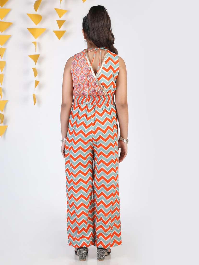 girls printed jump suit - 20350880 -  Standard Image - 2