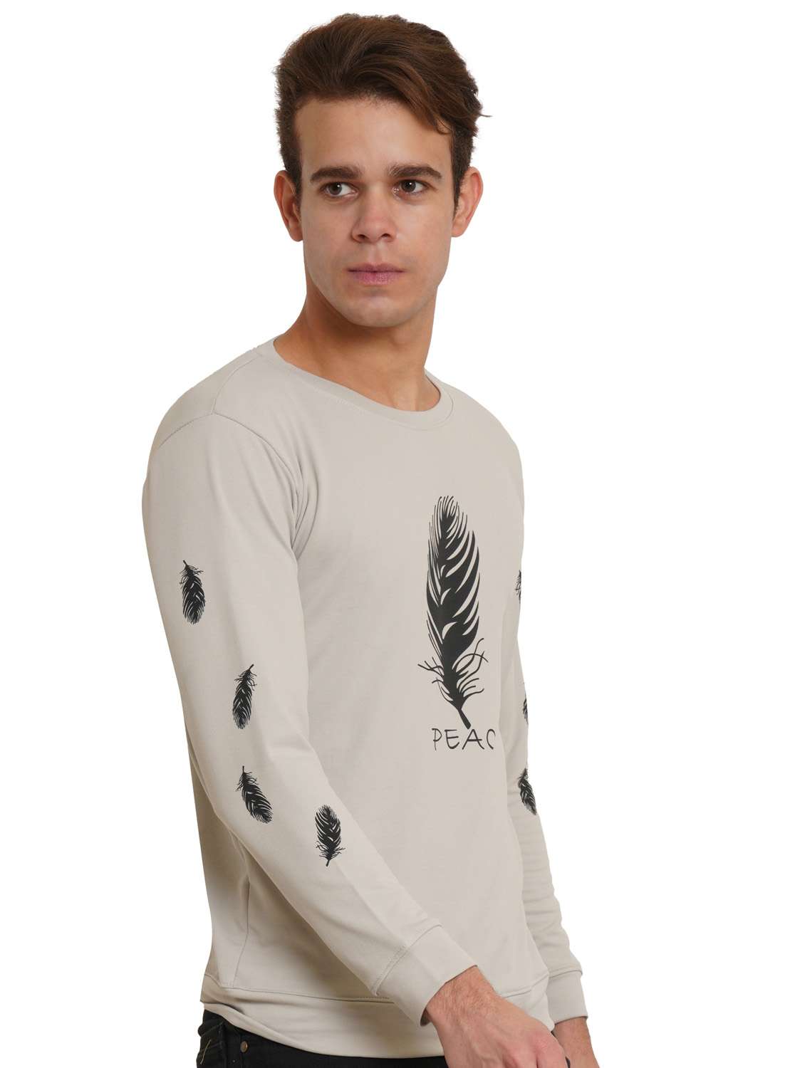 men graphic print cotton t-shirt - 20351949 -  Standard Image - 2