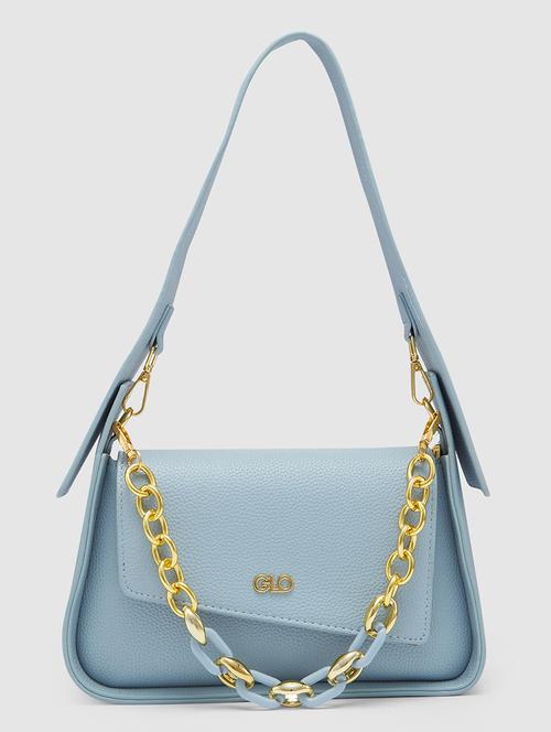 women solid leatherette handbag - 20355084 -  Standard Image - 0