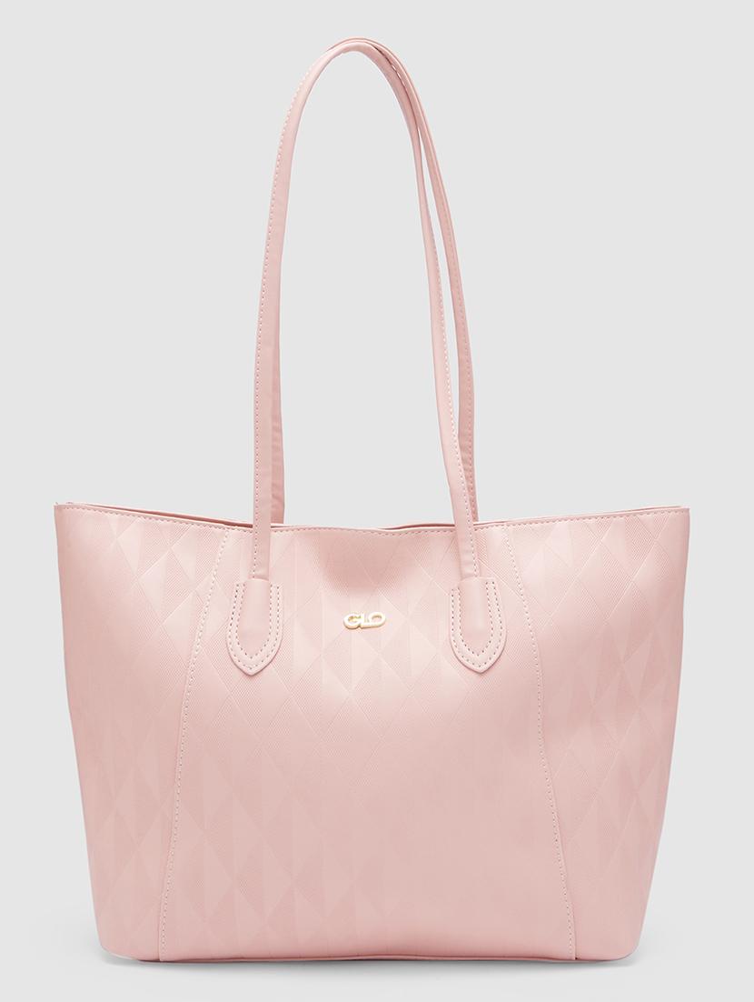 women pink leatherette regular handbag - 20355086 - Zoom Image - 0