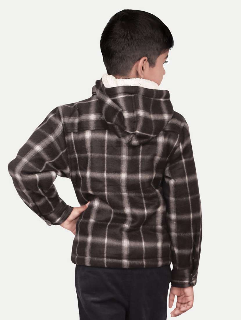 boys black checkered jacket - 20359180 -  Standard Image - 2
