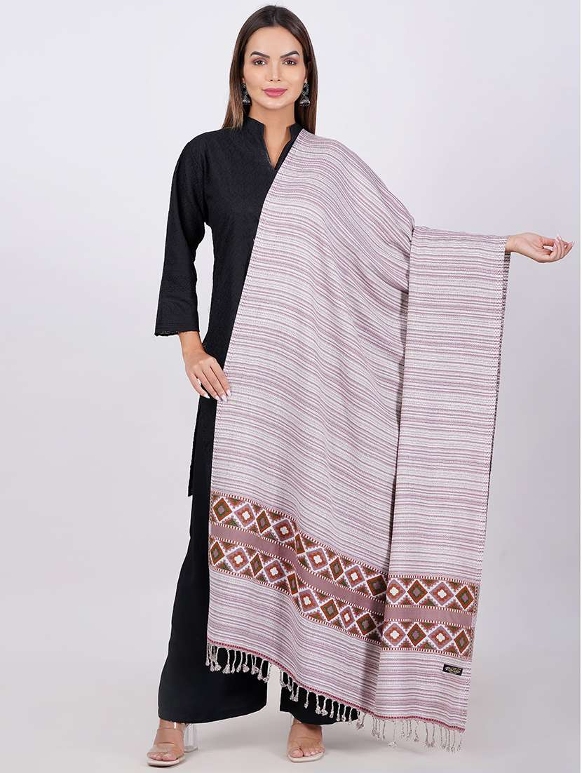 women's stripes shawl