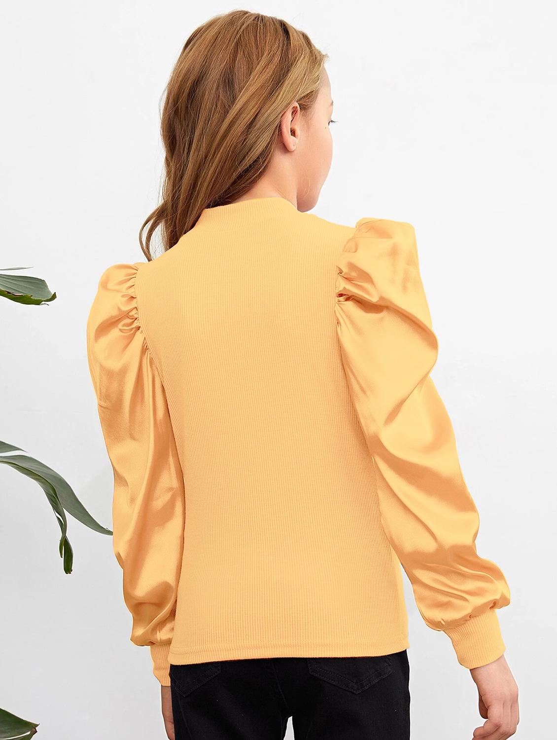 girls mock neck top - 20360057 - Standard Image - 2
