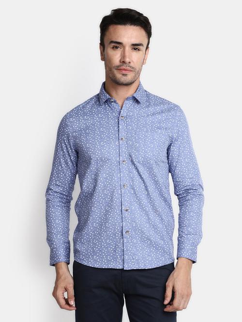 mens printed casual shirt - 20361824 - Standard Image - 0