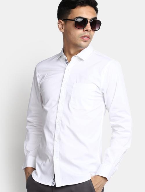 mens solid casual shirt - 20361829 -  Standard Image - 0