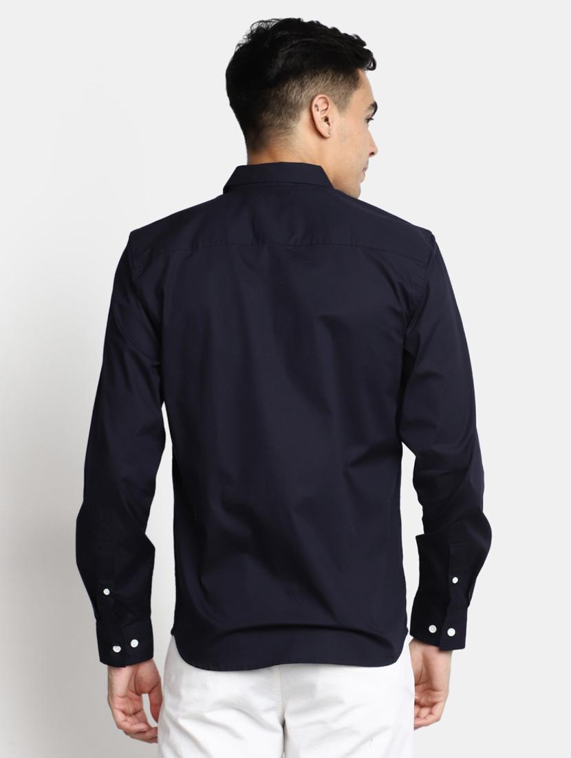 mens solid casual shirt - 20361830 - Standard Image - 2