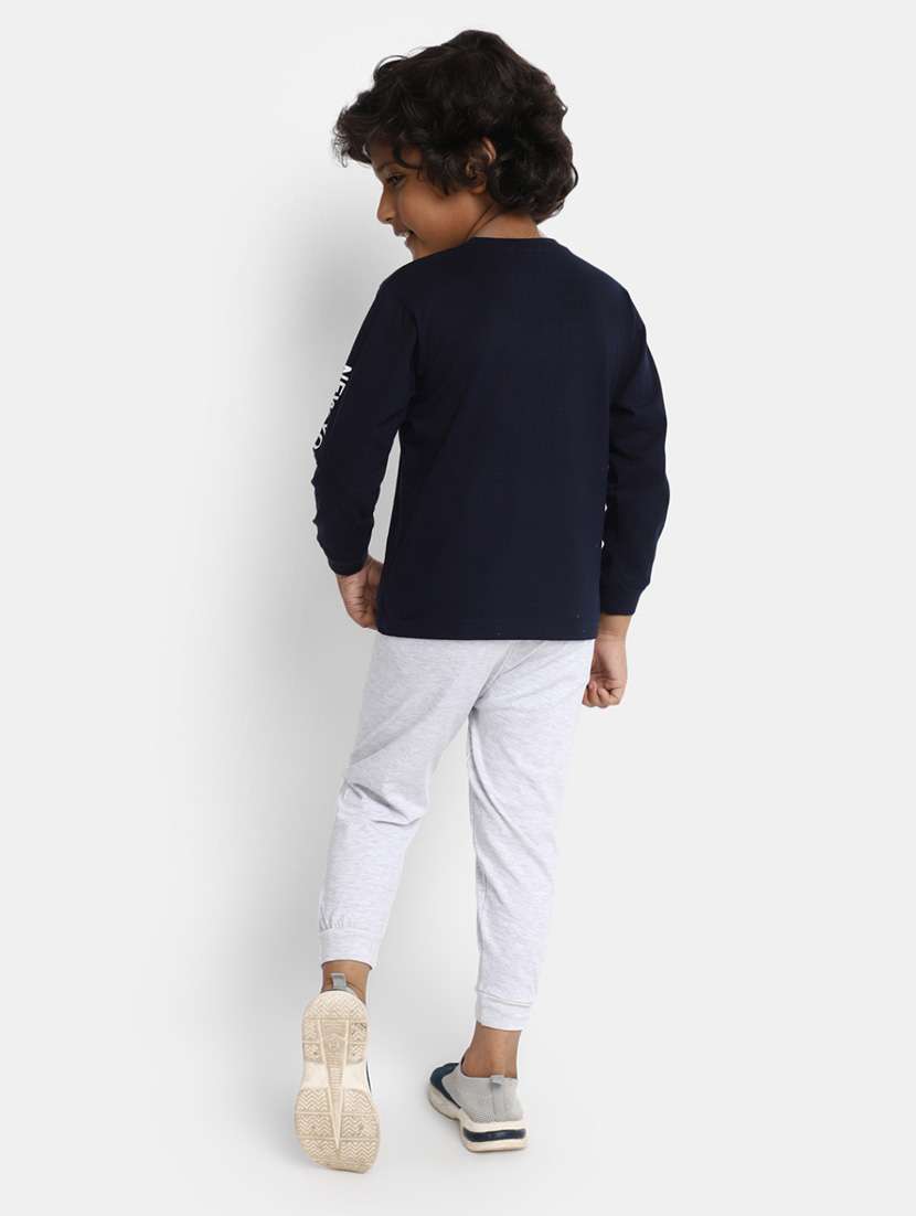 boys cotton full length twin set - 20361985 -  Standard Image - 2