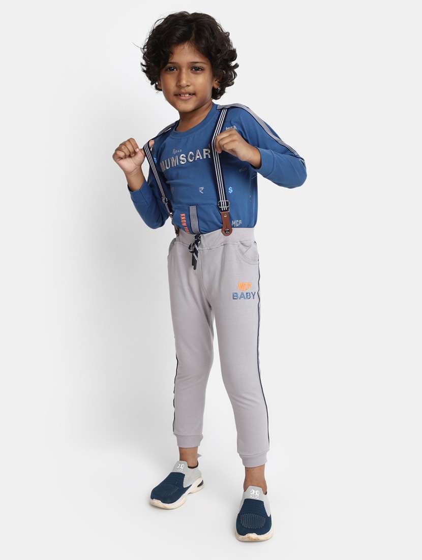 boys full length twin set with suspender
