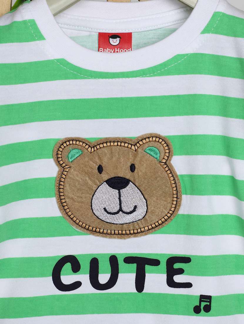 boys striped full length twin set - 20362146 -  Standard Image - 2