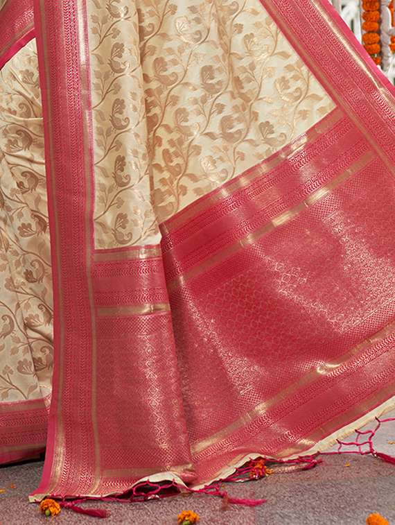 women's banarasi saree with blouse - 20363436 -  Standard Image - 2