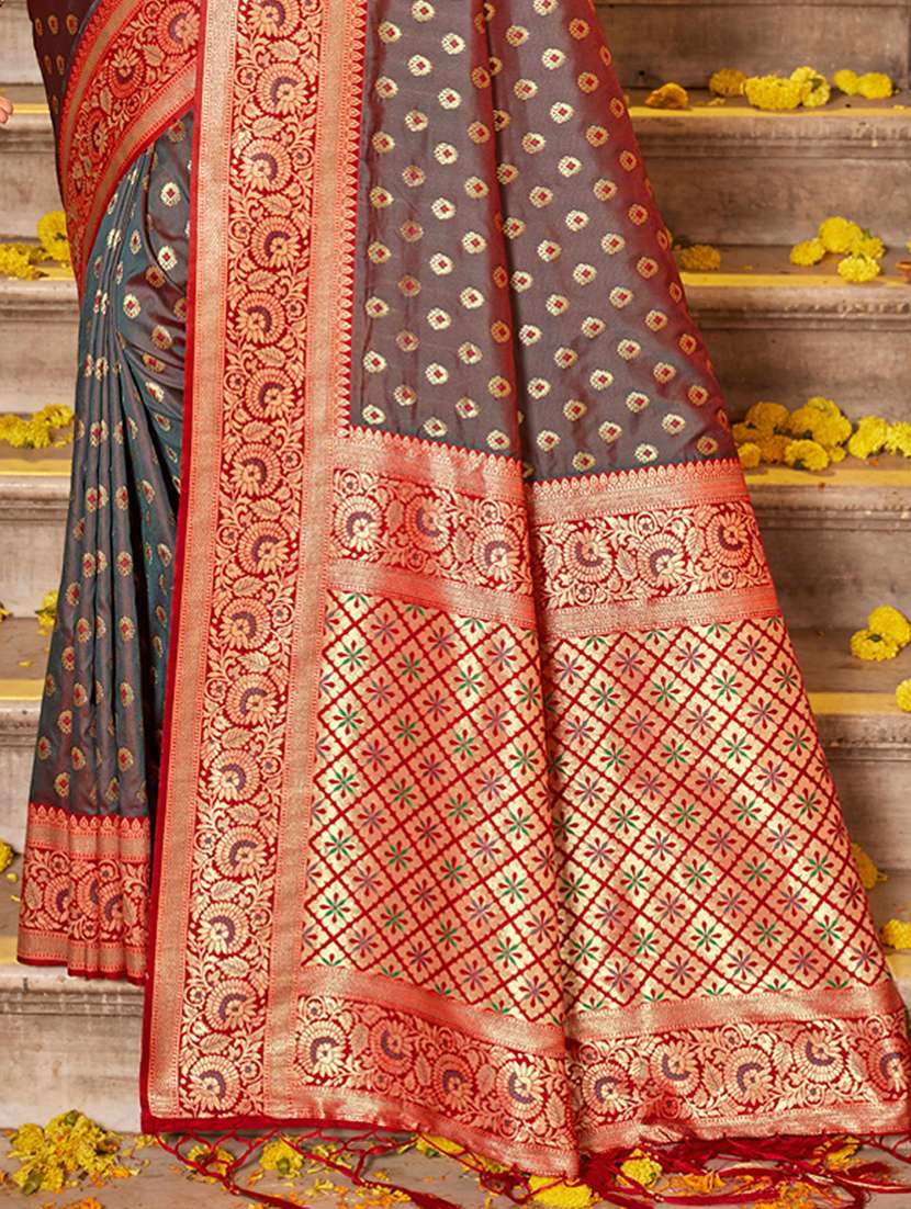 women's banarasi saree with blouse - 20363508 -  Standard Image - 2