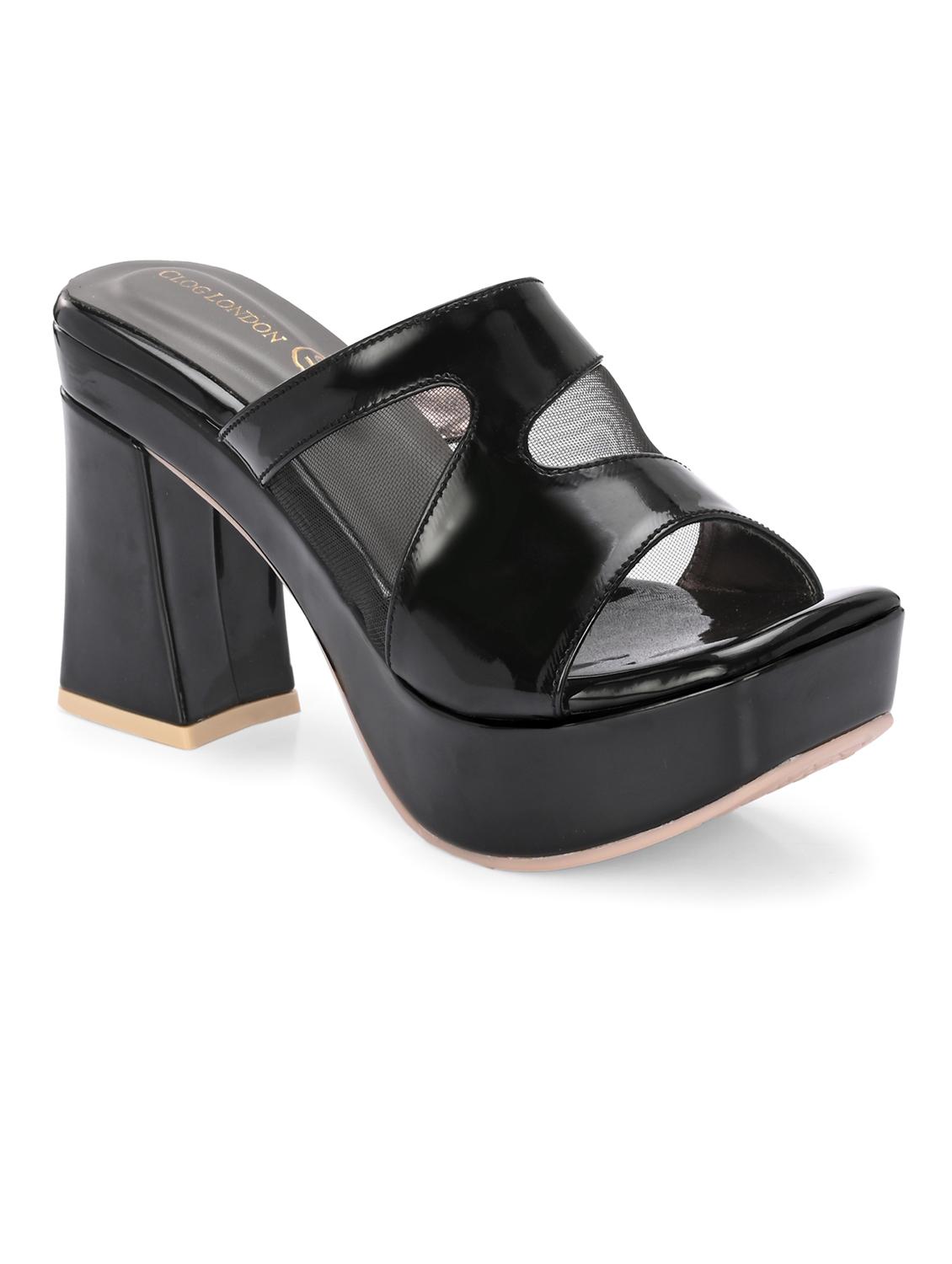 black slip on sandal - 20363835 - Zoom Image - 0