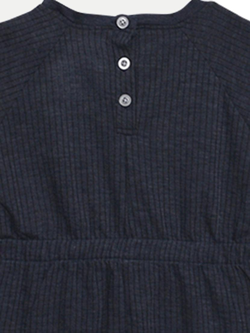 navy blue cotton solid jump suit - 20364563 - Standard Image - 2