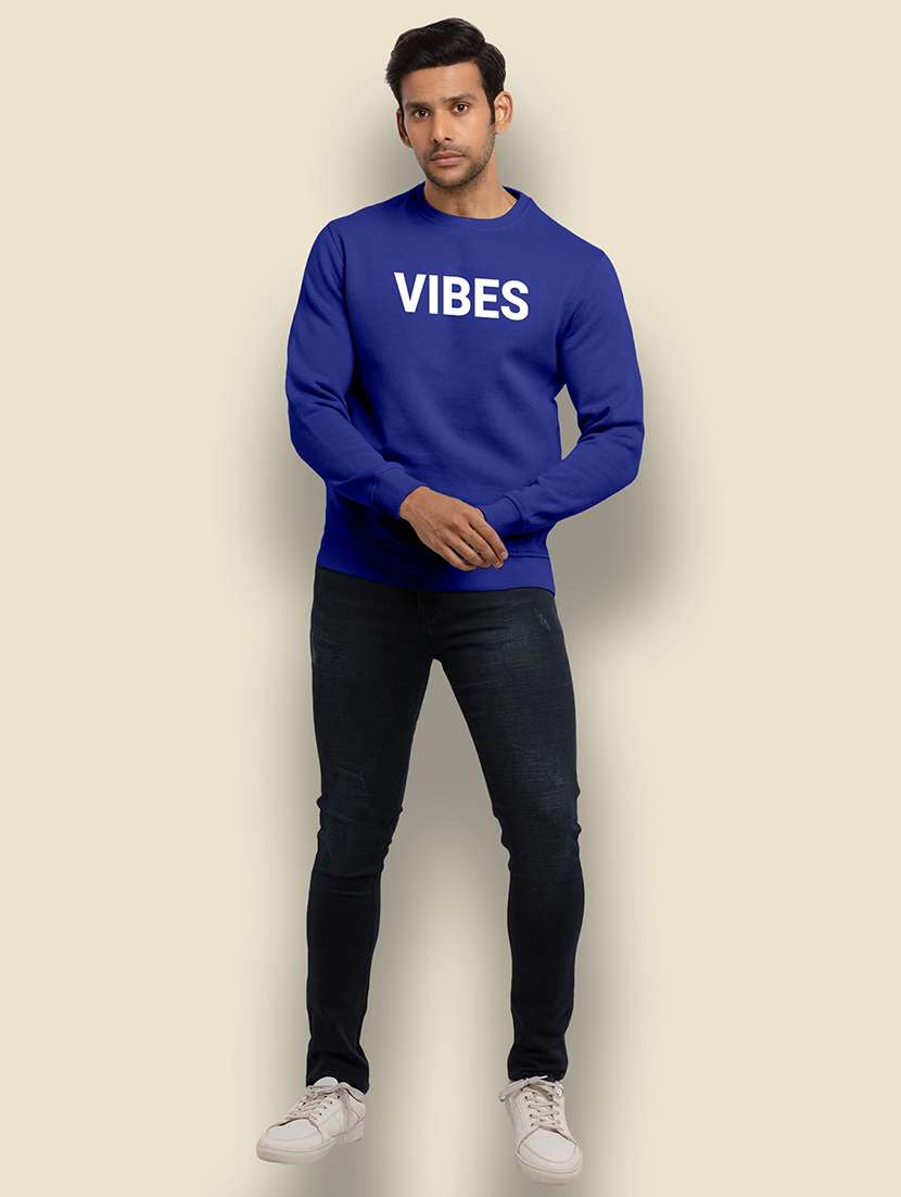 mens chest print sweatshirt - 20367585 -  Standard Image - 2