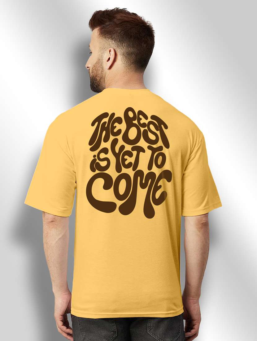 yellow printed round neck t-shirt - 20368672 -  Standard Image - 2