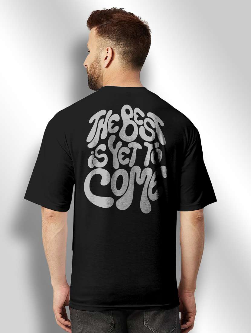 black printed round neck t-shirt - 20368673 -  Standard Image - 2