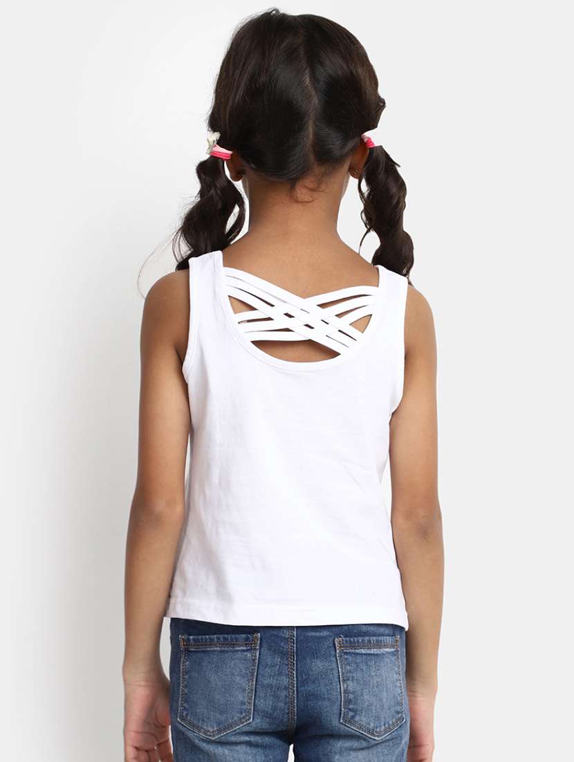 girls round neck tank - 20369446 -  Standard Image - 2