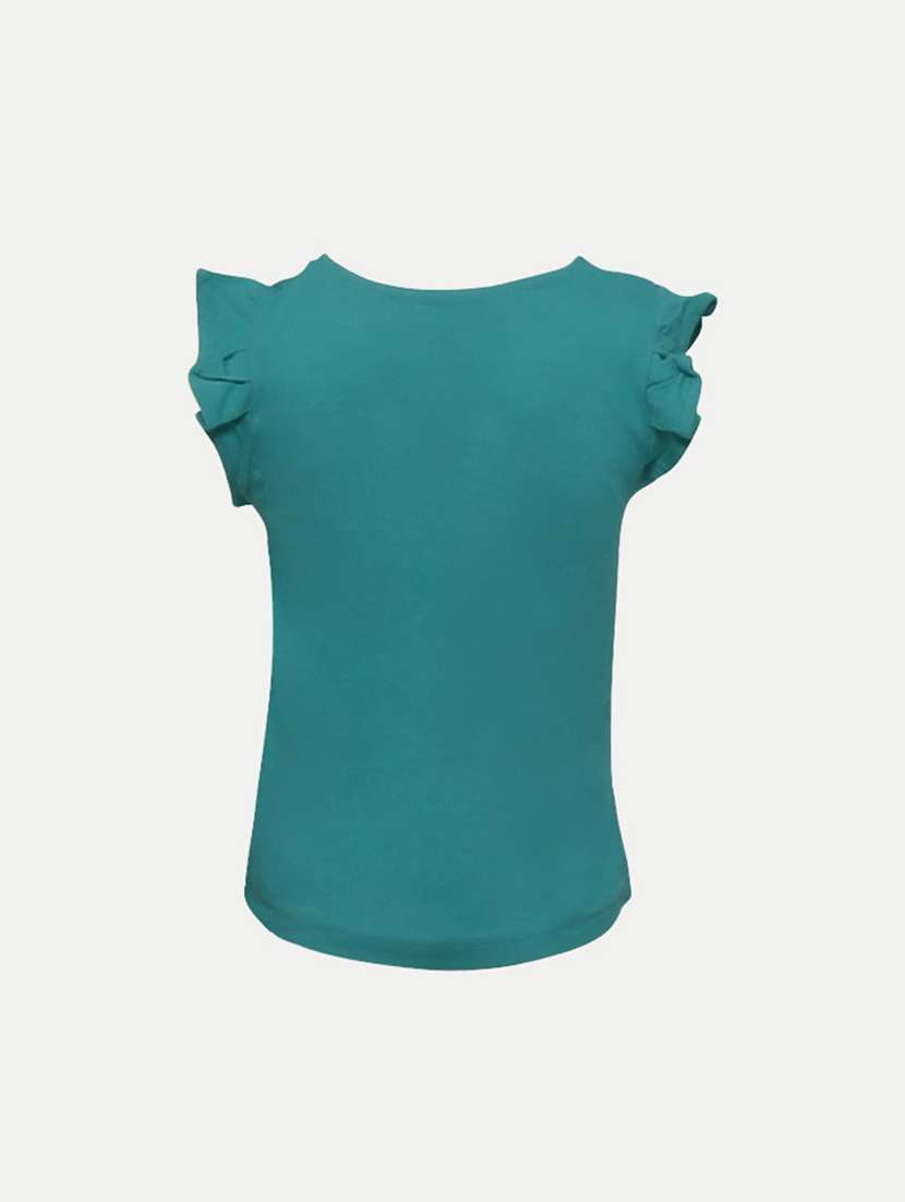 girls round neck top - 20374214 -  Standard Image - 2