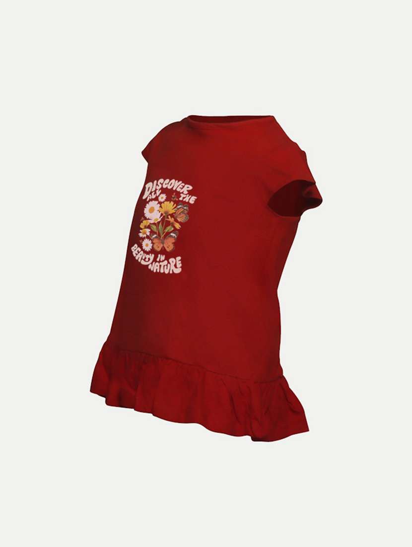 girls round neck top - 20374419 - Standard Image - 2