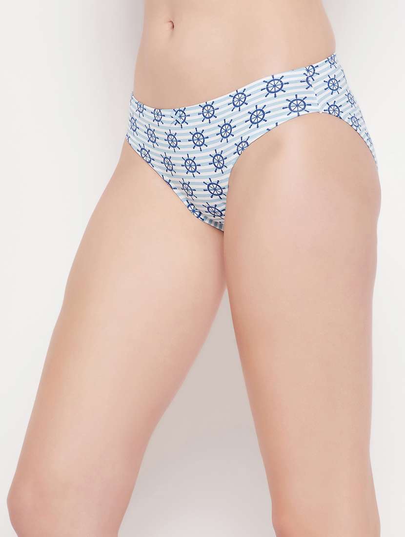 blue cotton bikini panty - 20375577 -  Standard Image - 2