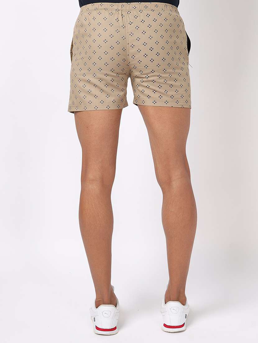 men beige printed regular fit boxer - 20376769 -  Standard Image - 2