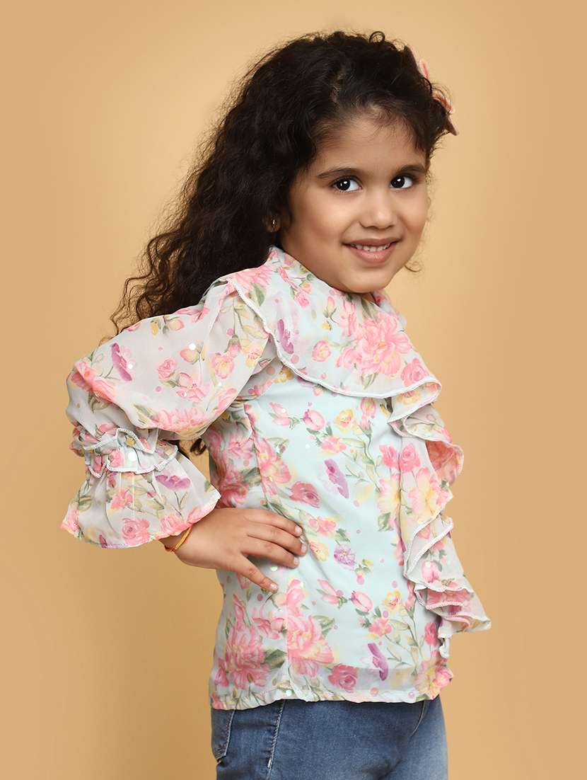 green cotton  top - 20377139 -  Standard Image - 2