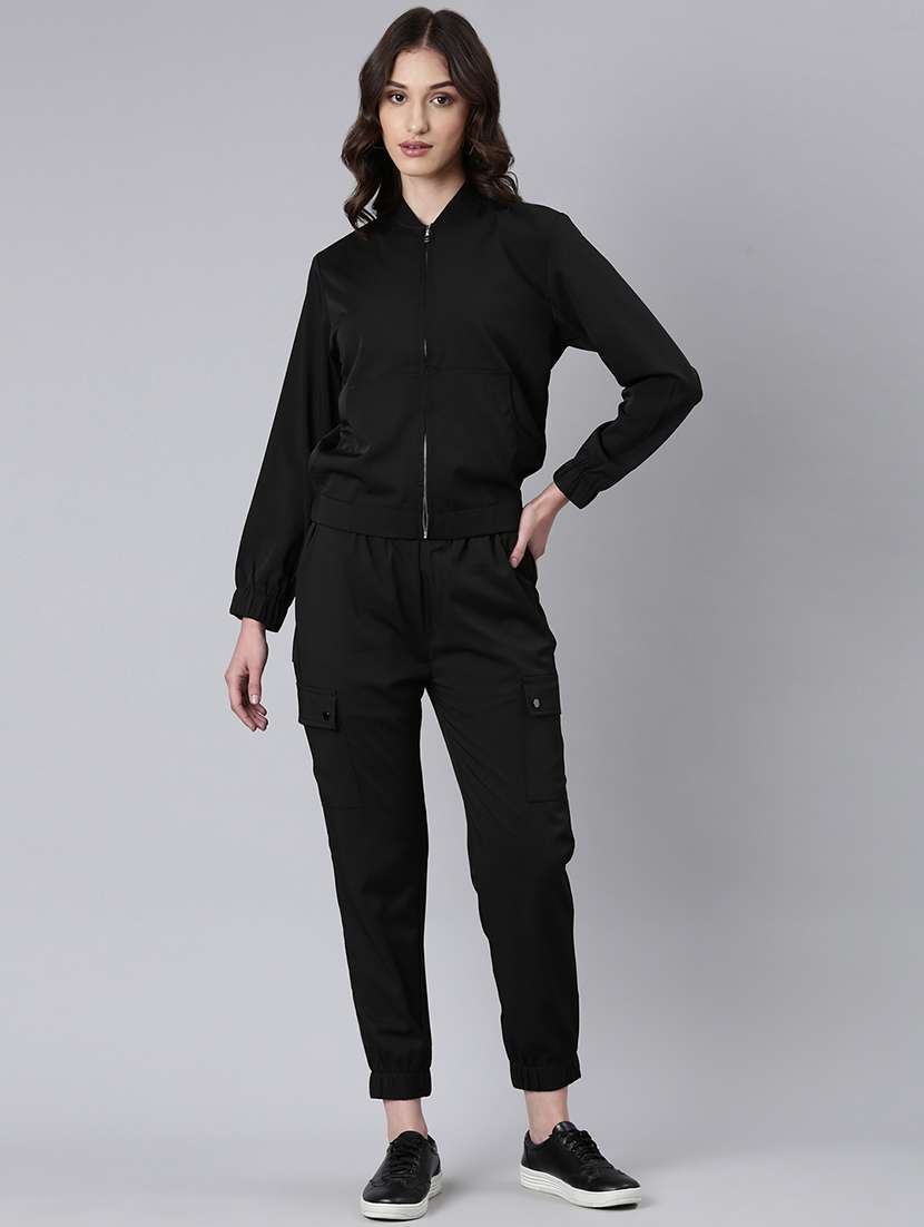 women black top and trouser co-ords set - 20382902 -  Zoom Image - 0