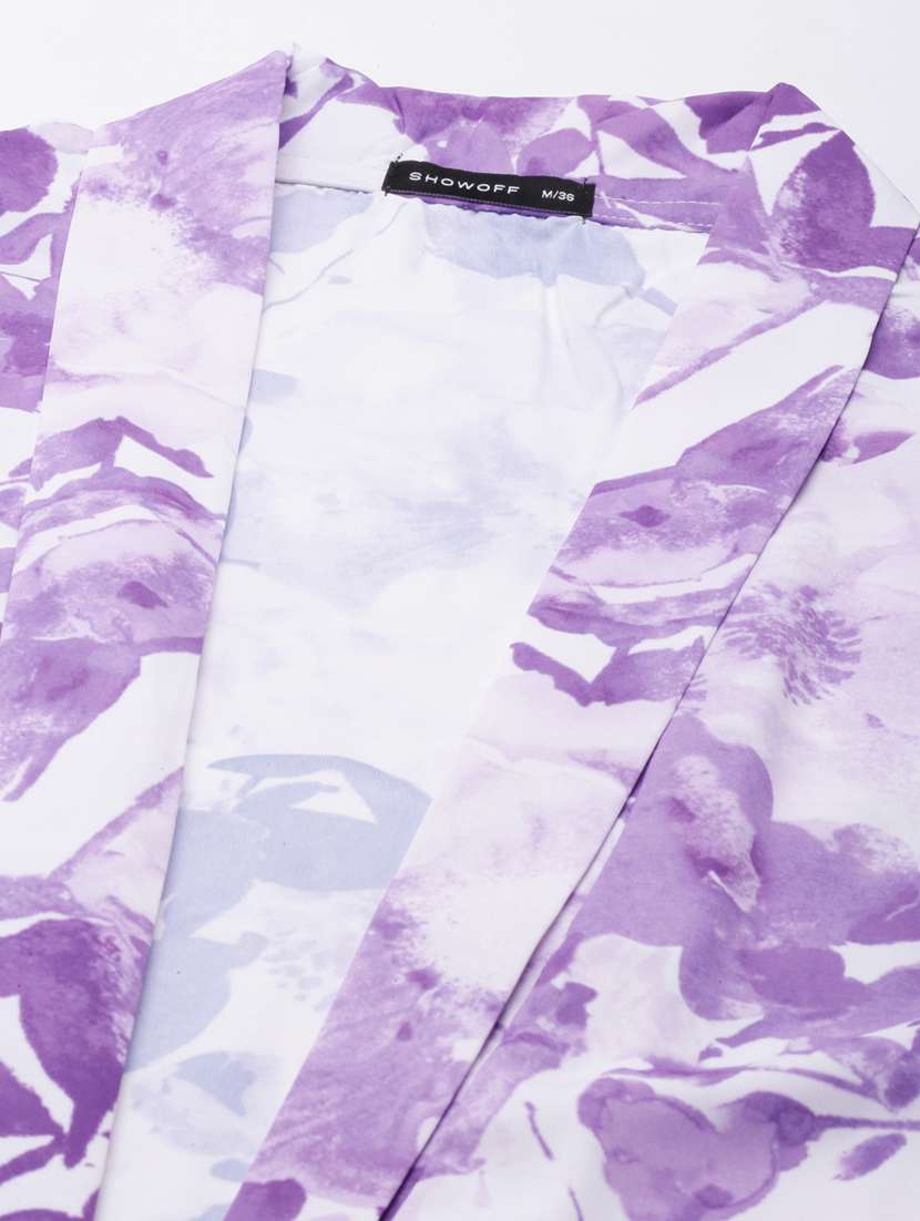 white floral top and palazzo co-ord - 20382965 -  Standard Image - 7