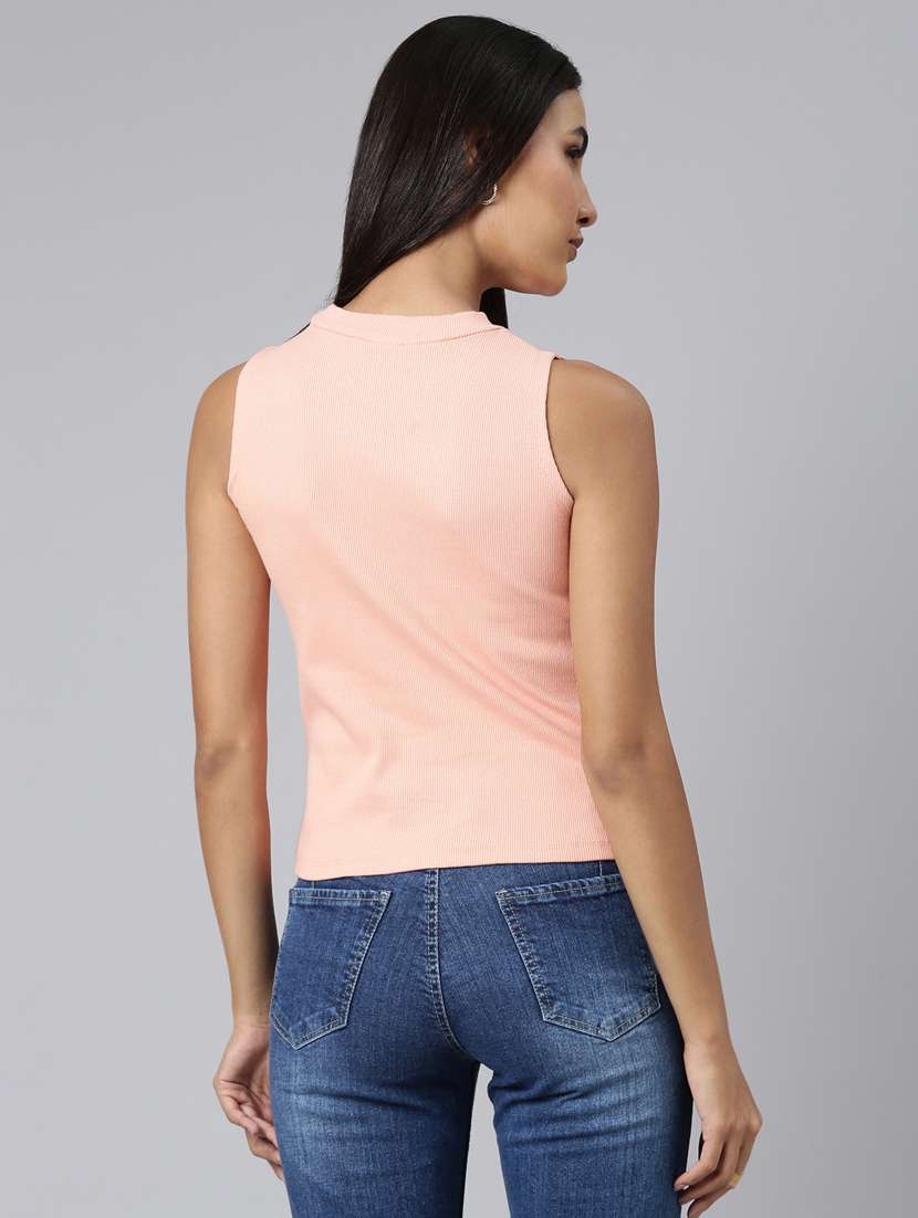 women's plain crew neck t-shirt - 20383016 - Standard Image - 2