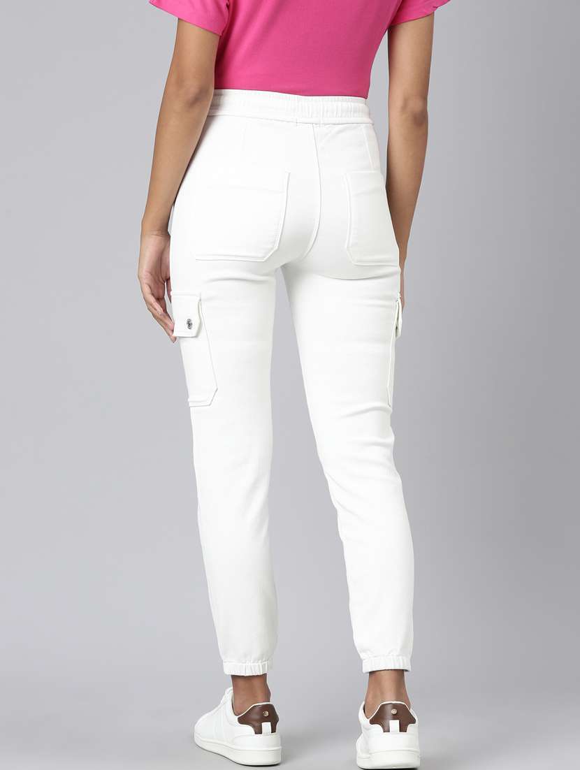 women's plain cargo jeans - 20383159 -  Standard Image - 2