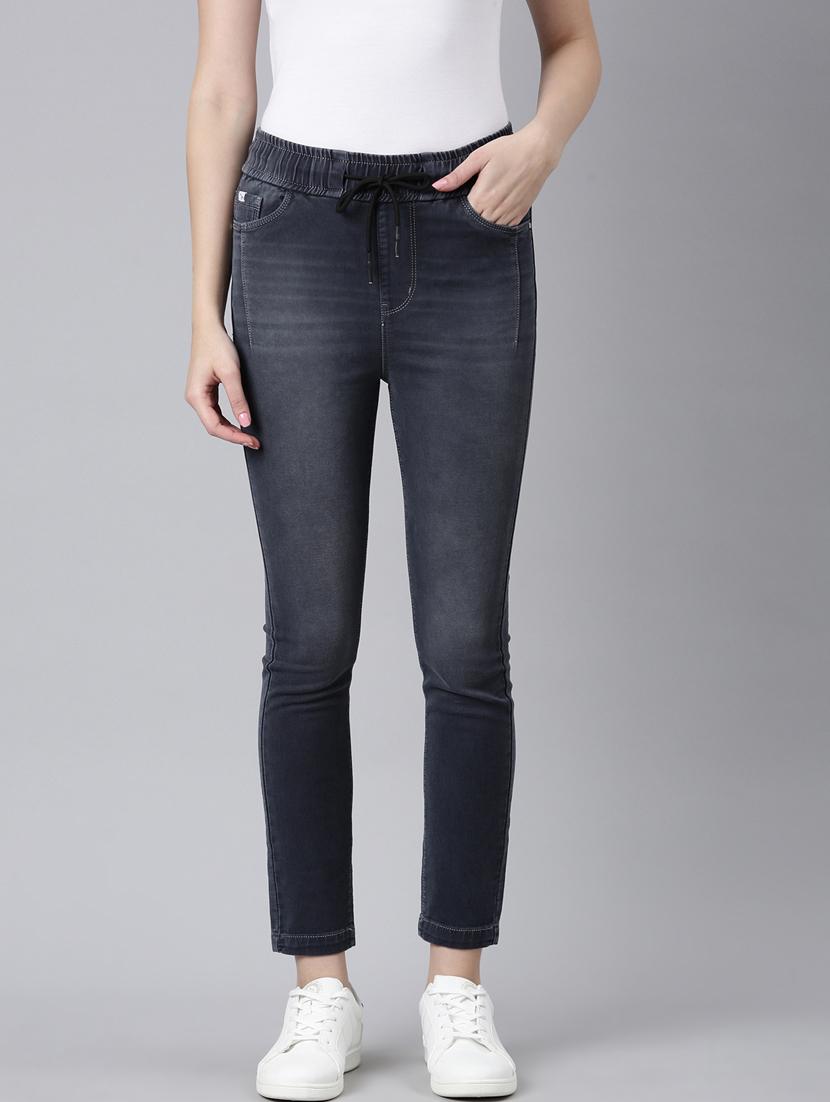 women's plain slim fit jeans - 20383182 -  Zoom Image - 0