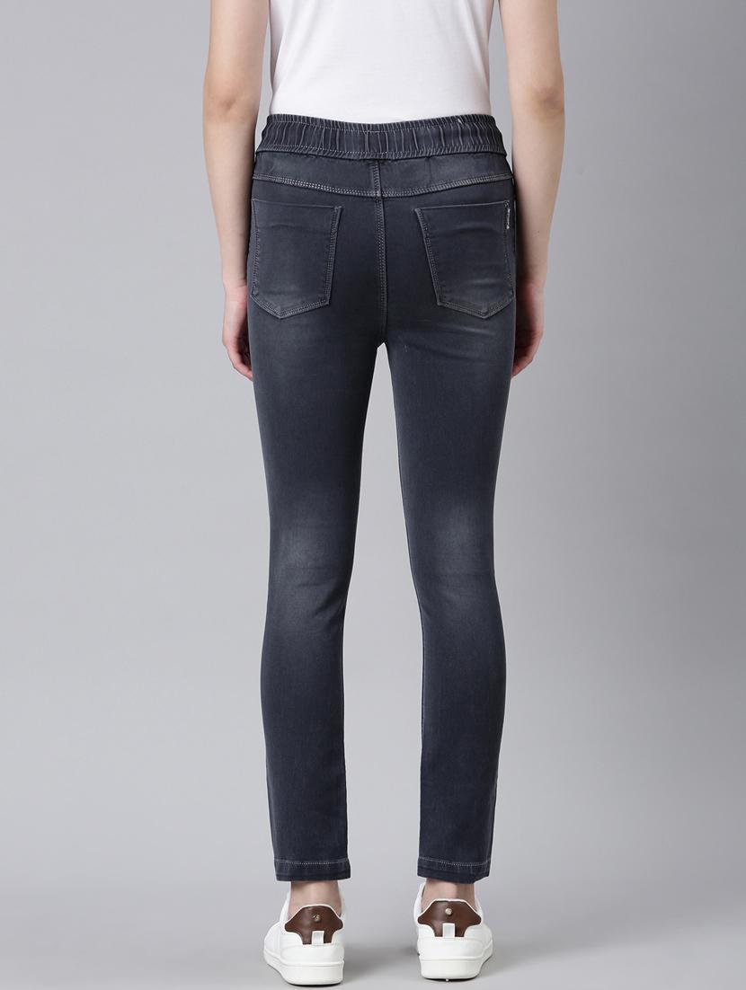 women's plain slim fit jeans - 20383182 - Standard Image - 2