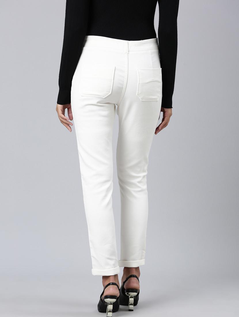 women's plain slim fit jeans - 20383194 - Standard Image - 2