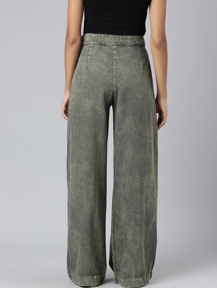 women's plain straight fit jeans - 20383201 -  Standard Image - 2